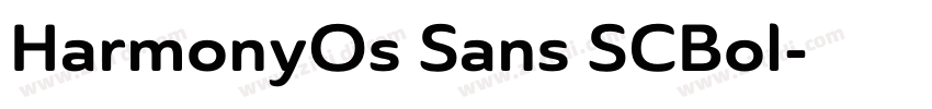 HarmonyOs Sans SCBol字体转换